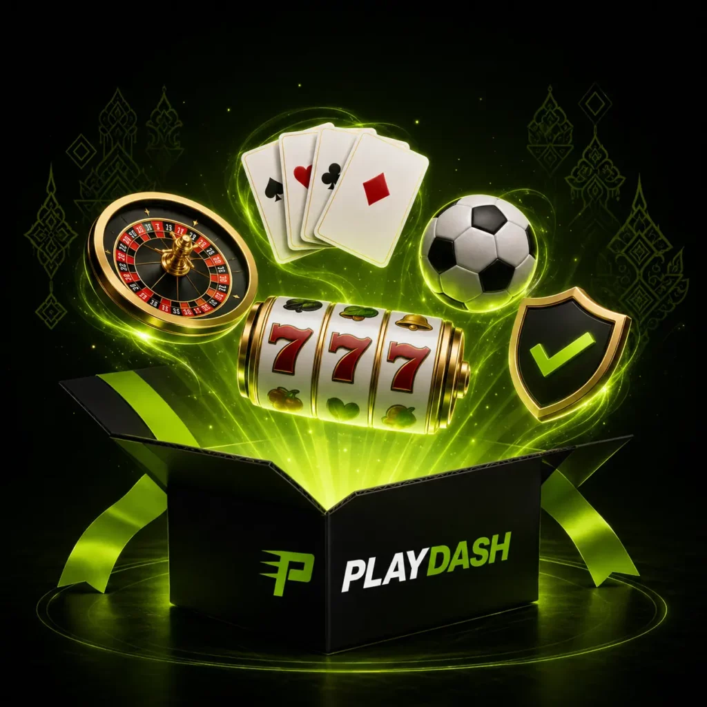 PlayDash welcome bonus pack with casino and sports rewards