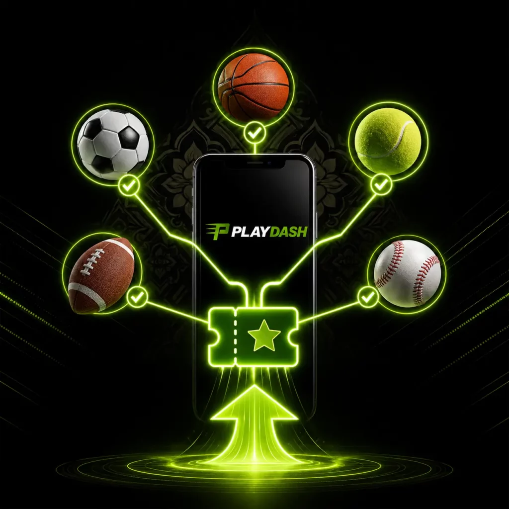 PlayDash Parlay Boost combining multiple sports selections