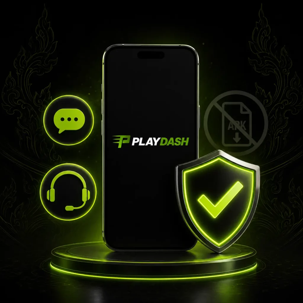 PlayDash mobile support and secure browser access